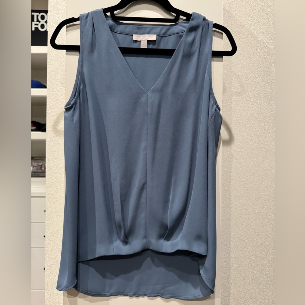 Chelsea28 Elegant Blue Sleeveless Top